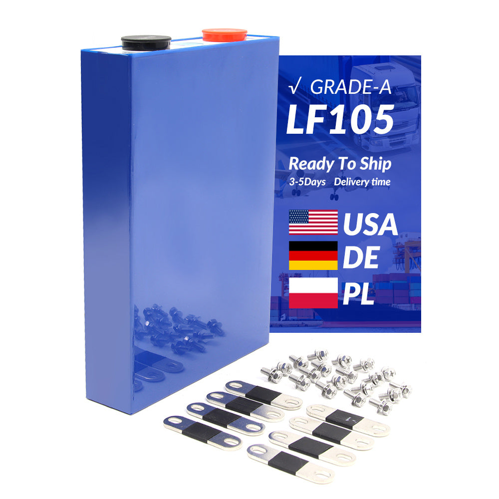 105Ah Lifepo4 Lfp 3.2v Cells Battery for Home Appliances Lithium Solar Battery 3.7V EV 105