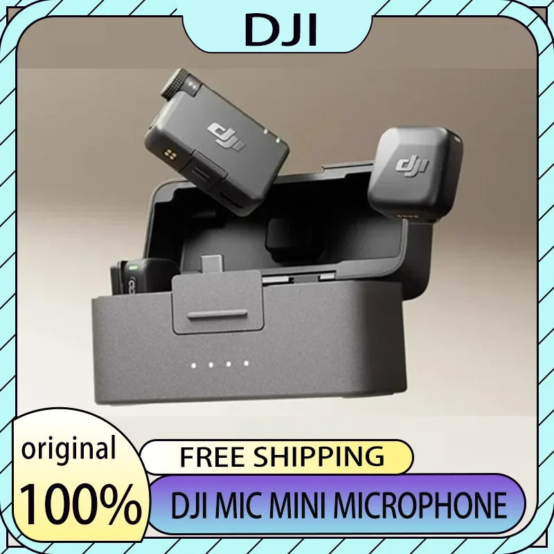 DJI Mic Mini(2TX+1 RX+Charging Case)