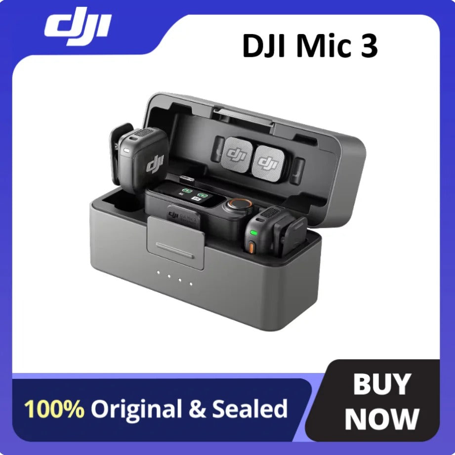 DJI Mic 3 (2TX+1 RX+Charging Case)