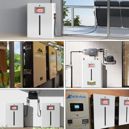 51.2V 320Ah Lithium phosphate walled solar energy storage system, 16kWh, 10-year warranty, 8,000+ cycle, AP surveillance
