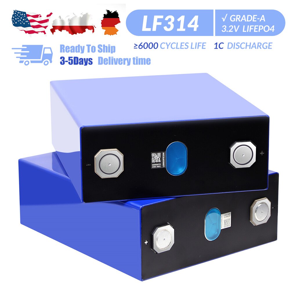 EU STOCK EVE MB31 Grade A+ Prismatic LiFePO4 Cell Rated Capacity 314Ah Lithium Ion Battery Pack 8000 Cycles 314Ah 330Ah