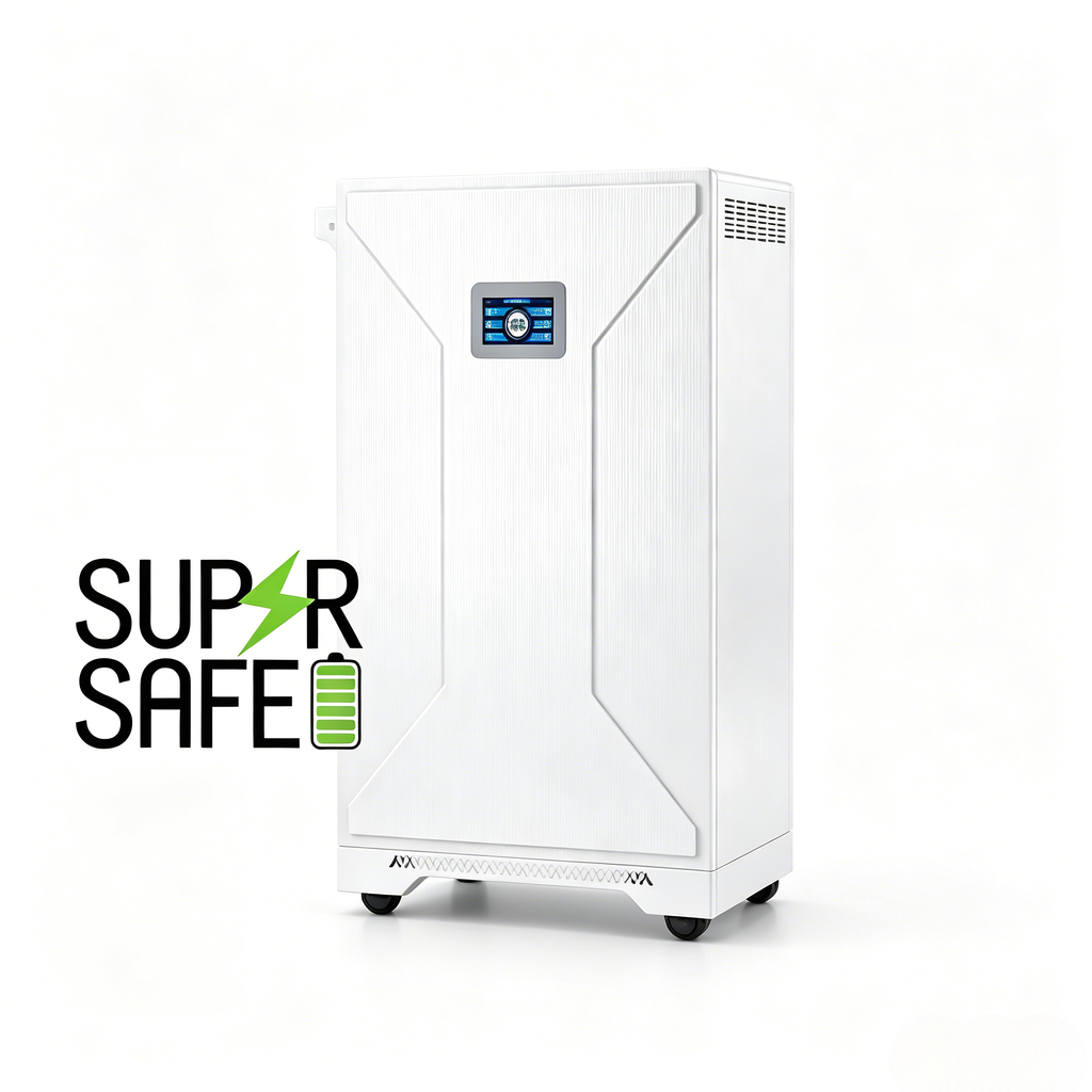 48V 280AH DIY Lithium Phosphate Battery Battery with LCD screen CE Authentication Home storage BMS SUPSRSAFE model T30 5-15kW output 16 knot batteries