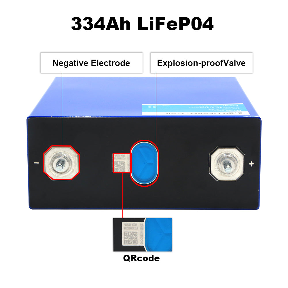 Europe Poland EVE 334Ah CYCLES 3.2V Lifepo4 Battery Battery Cells Home Solar Energy Battery Pack DDP Shipping MB31 314Ah