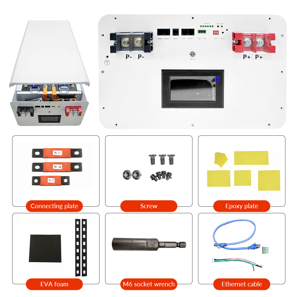 Customized 48V Diy Box Kit 16S 200Ah 280Ah 300Ah 320Ah 48V Lifepo4 Battery Empty Battery Box OEM