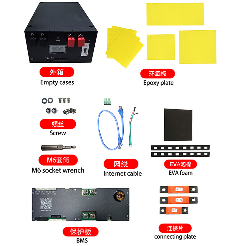 48V 314Ah 16KWh Energy Storage System Lithium Ion Battery RS485/CAN 15KWh Solar Battery
