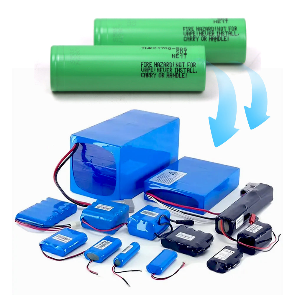 E-bike Battery Cell 21700-50S 5000mAh 3.7V Power Battery Cell Original Factory PTC Protection Electric Vehicle Battery