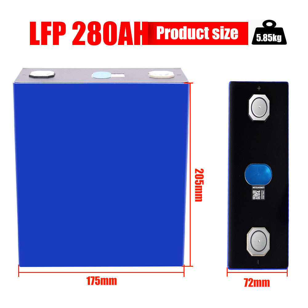 EVE Lf280k 8000 Cycles Lifepo 280 Ah Prismatic Batterie Lfp Cells 3.2v Lithium 100ah 200ah 230ah 280ah 340ah Lifepo4 Battery