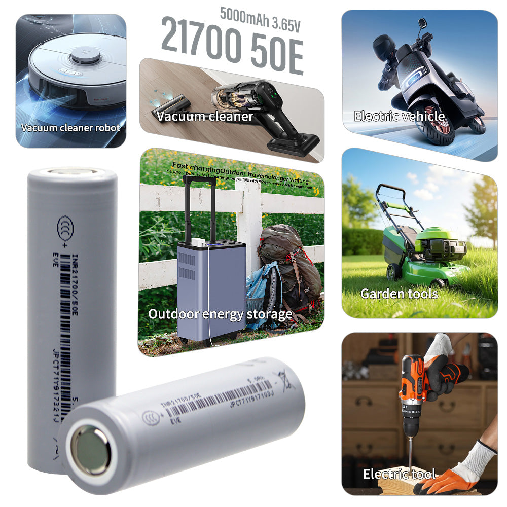 Customized Battery 21700 5000mah 5c Lithium Battery 5000mah Rechargeable 5000mah 21700 Battery