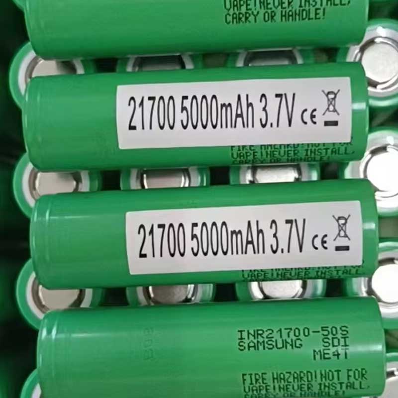 E-bike Battery Cell 21700-50S 5000mAh 3.7V Power Battery Cell Original Factory PTC Protection Electric Vehicle Battery